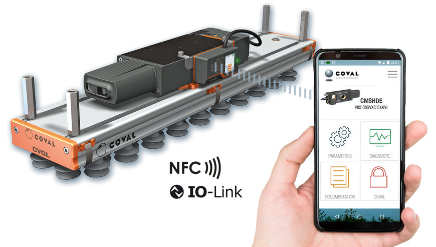 New Improved Vacuum Grippers from COVAL with Communications Interface 